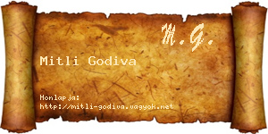 Mitli Godiva névjegykártya